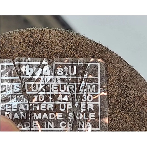 BED STU Westwards Boots Distressed Leather Size 11 Mens - Picture 12 of 15